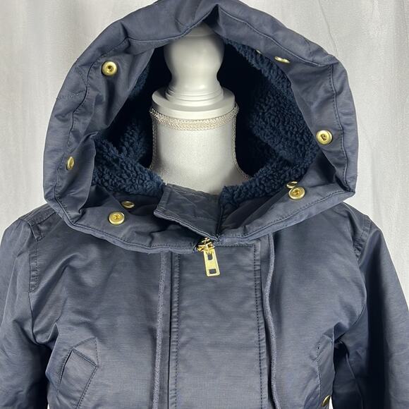 J. Crew Perfect Winter Parka in Navy. - Picture 7 of 11